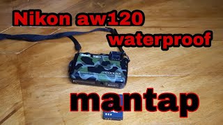 Nikon AW120 Waterproof WiFi, ready to dive, water-resistant