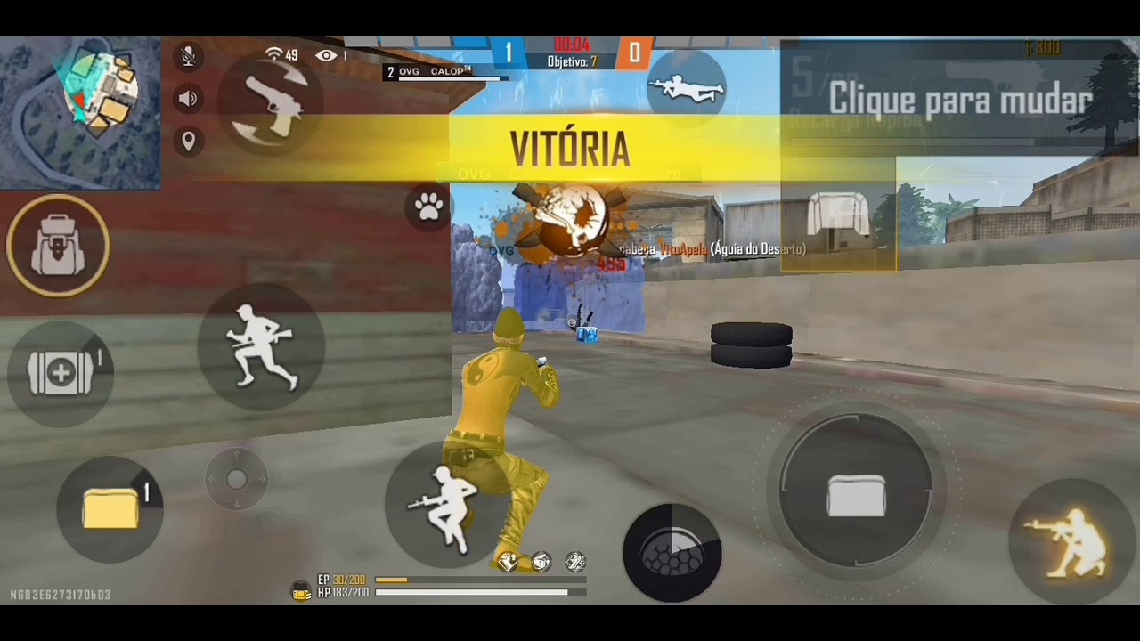 VOUTEI!!!! CALOP FF HIGHLIGHTS FREE FIRE🦴🦴