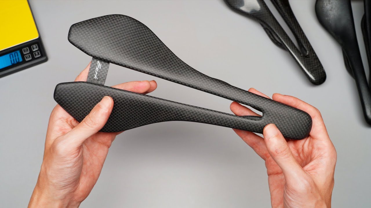 Berk Lupina Short (Padded) Saddle Real Weight - YouTube