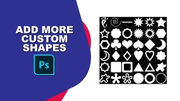 how to add more custom shapes in photoshop