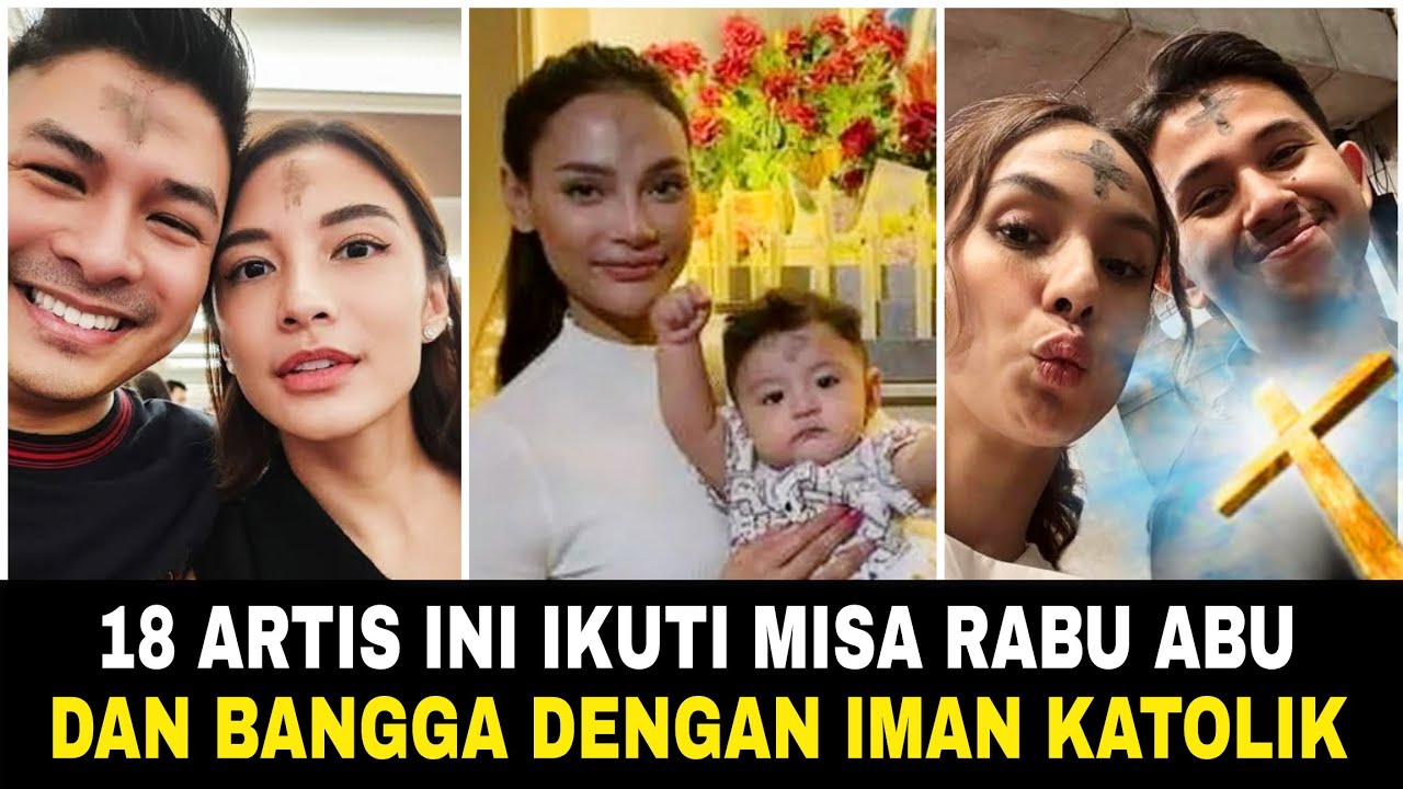 RABU ABU 2026 jadi sorotan, 18 ARTIS ini TAK MALU tunjukkan iman KATOLIK ke publik‼️Bangga...