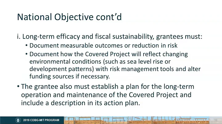 CDBG-MIT Webinar Series: Using FEMA's Benefit Cost Analysis (BCA) Toolkit - 11/14/19