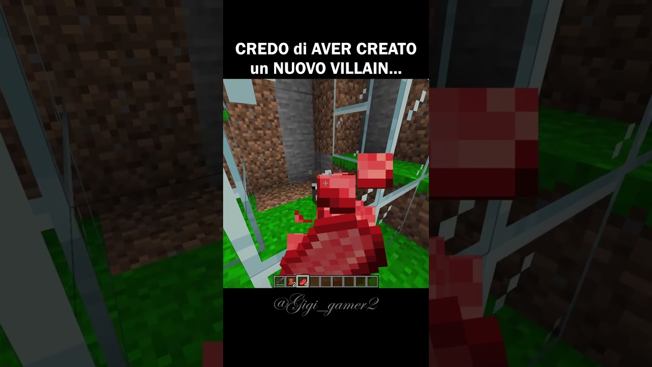 CREDO di AVER CREATO un NUOVO VILLAIN...🥀💔 #minecraft