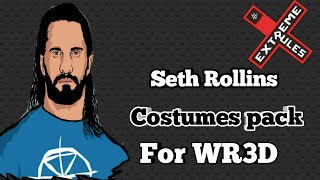 How to Download Seth Rollins Extreme Rules Costumes pack for WR3D By AG