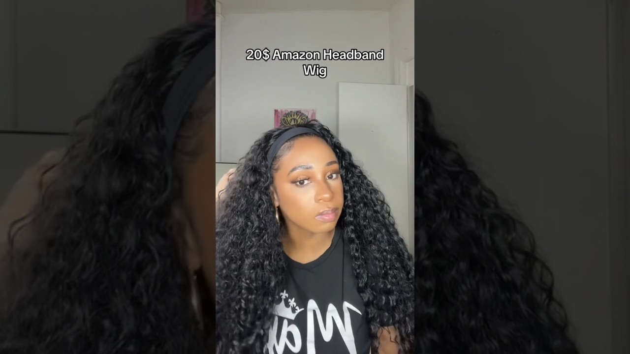 Cheap and affordable headband wig. Link in description 