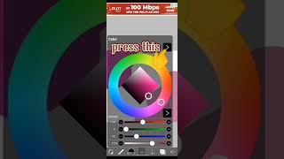 Tutorial how to make an aesthetic wallpaper on (ibis paint) screenshot 2