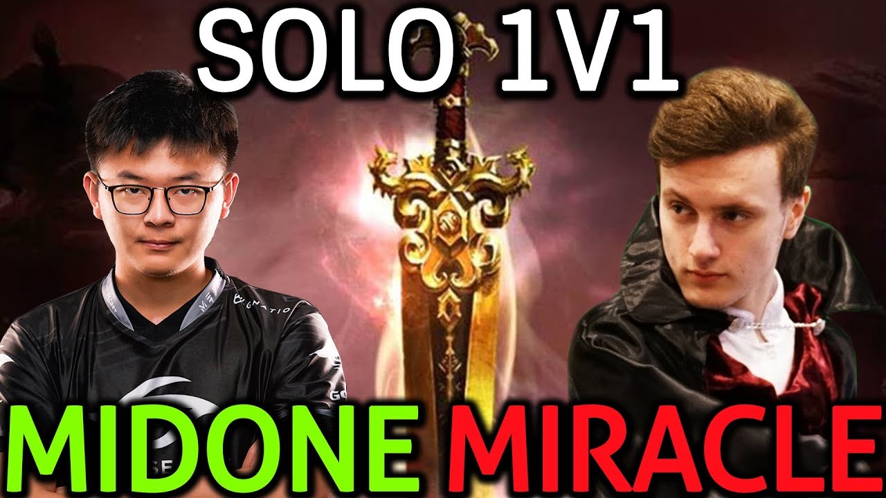 MidOne vs Miracle- | Solo 1v1 Shadow Fiend - DAC 2018 Dota 2 - YouTube