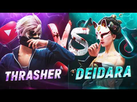 ПРОЖАРКА ТИКТОКЕРОВ №3 - СЫГРАЛ ПРОТИВ ДЕВУШКИ / THRASHER vs DEIDARA