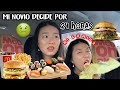 POR 24 HORAS MI NOVIO DECIDE LO QUE COMO 😰| BOYFRIEND decides what I eat for 24 hours |CocoChickyy|