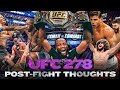 UFC 278  INSTANT ANALYSIS WITH DANIEL CORMIER !!!!!!!