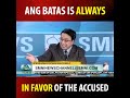 Ang batas is always in favor of the accused  atty mark tolentino