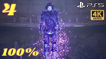 VALKYRIE ELYSIUM Hard/ Part 4 Chapter 1 Naglfar Eygon Fight/ No Commentary 100% Walkthrough/ PS5