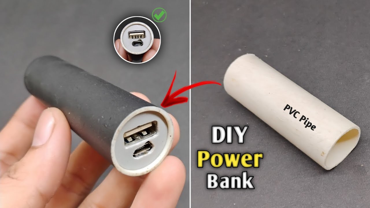 Diy Mini Power Bank - How To Make Power Bank At Home - YouTube