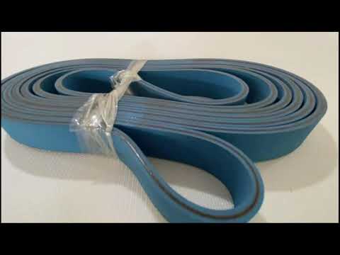 Nylon base transmission belt with double side blue glue for folder gluer machine