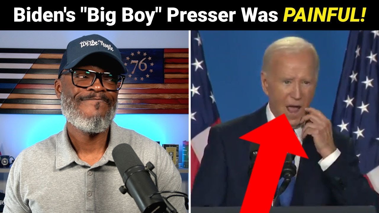 Joe Biden's "Big Boy" Press Conference Was PAINFUL To Watch!
