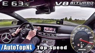 309km/h!! Mercedes AMG E63 S 4Matic+ AUTOBAHN DRIVE by AutoTopNL
