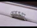 ダイヤモンド5石の一文字指輪のリフォーム事例動画（ダイジェスト版）
