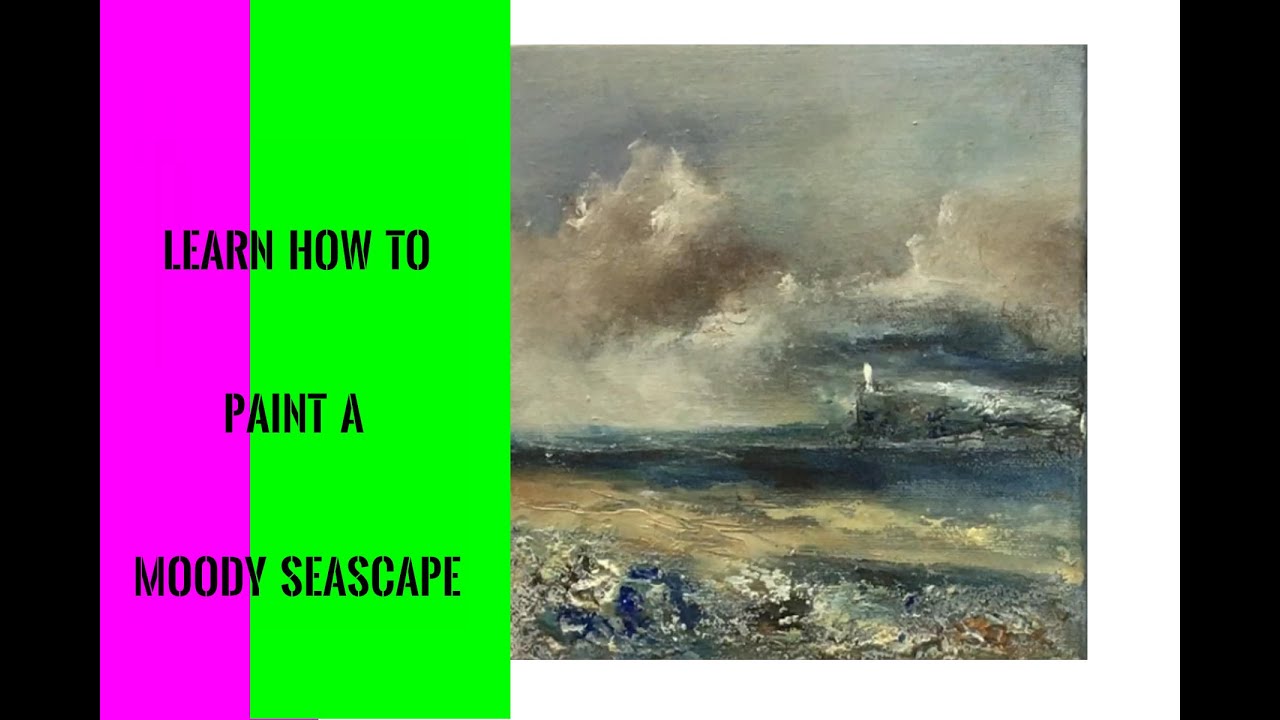 LEARN TO PAINT ~ SEASCAPES AND SKIES IMPRESSIONIST STYLE - YouTube