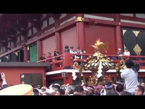 三社祭 町内神輿連 発進 3-2浅草馬一