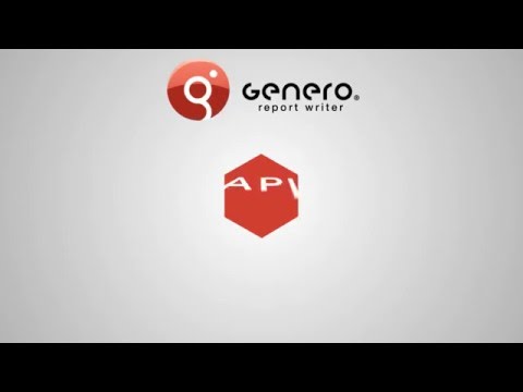 Genero Report Writer