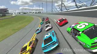 #iRacing : #Nascar : 10 laps at daytona against AI : 4x playback speed
