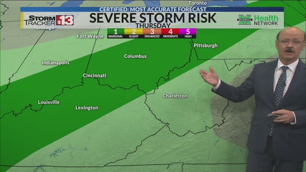 Severe storms possible Thursday and Friday (June 5-6) - YouTube