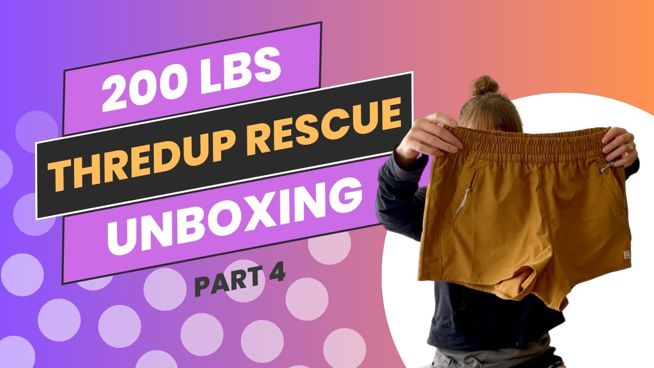 Reque Box Thredup 200 lbs. Rescue Box Unboxing - 4/4 - YouTube