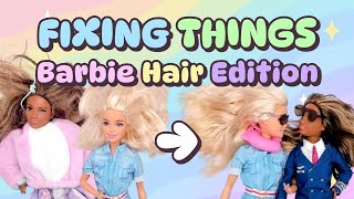How to Fix Barbie’s Hair ✨ Make It Look New Again!