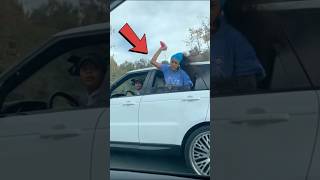 Enled Karen Starts Road Rage Out Of Nowhere