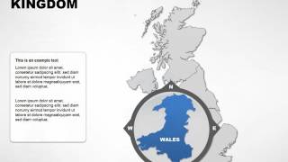 United Kingdom map - Editable United Kingdom PowerPoint map