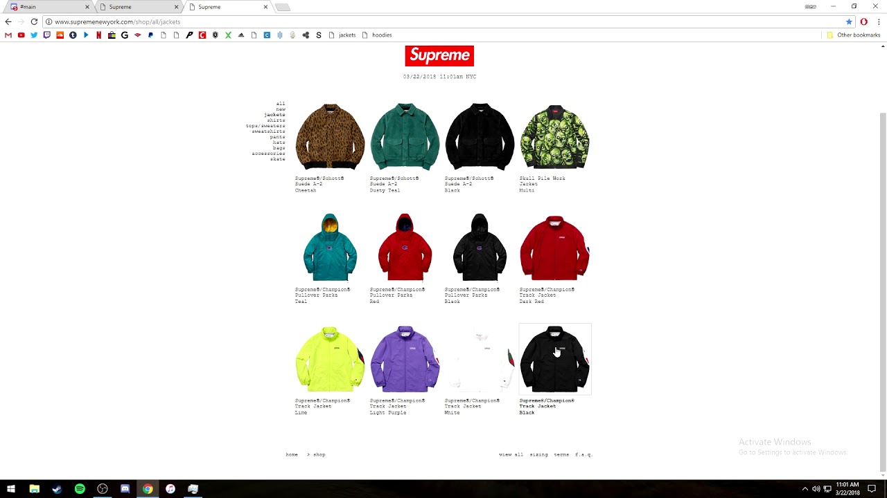 Supreme SS18 Week 5 Live Cop