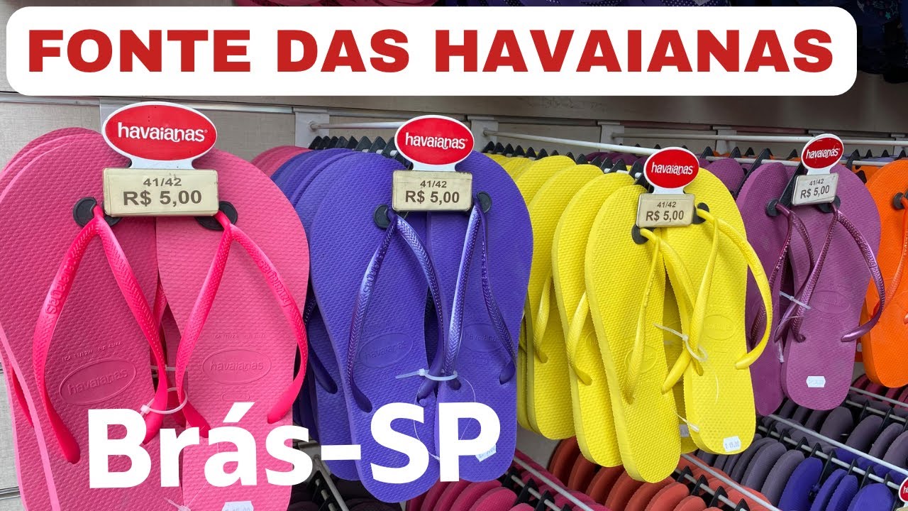 BORA ALI CONHECER A RUA DOS CALÇADOS NO BRÁS - SP [Veja a fonte das HAVAIANAS 5,00/8,00]