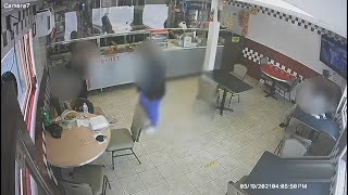 Video shows teen, 14, handing newborn baby to N J  restaurant customer before leaving Profile