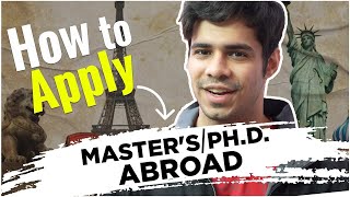 How to apply for Master’s/Ph.D. in USA/Canada/EU || A-Z Tips & Tricks