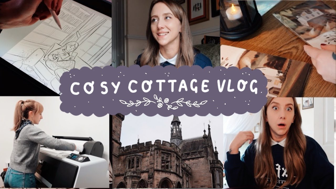 A BUSY WEEK AT BRAMBLE COTTAGE 🌿 | Art Prints, Family Day Out & Home Updates