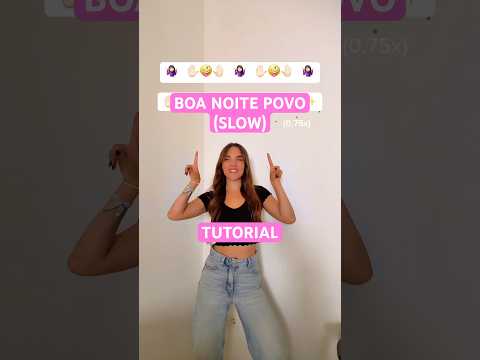 Boanoitepovo Tutorial Slow Tiktok Baile Trend Dance Lento 