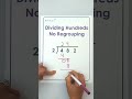 Division with no regrouping (long division) - Singapore Math Mini Tutorial #mathiseasy