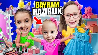 Bayram Vlog Bahar Banu Alya Ve Asel Mi̇ra İle. Bayram Hazirliği 