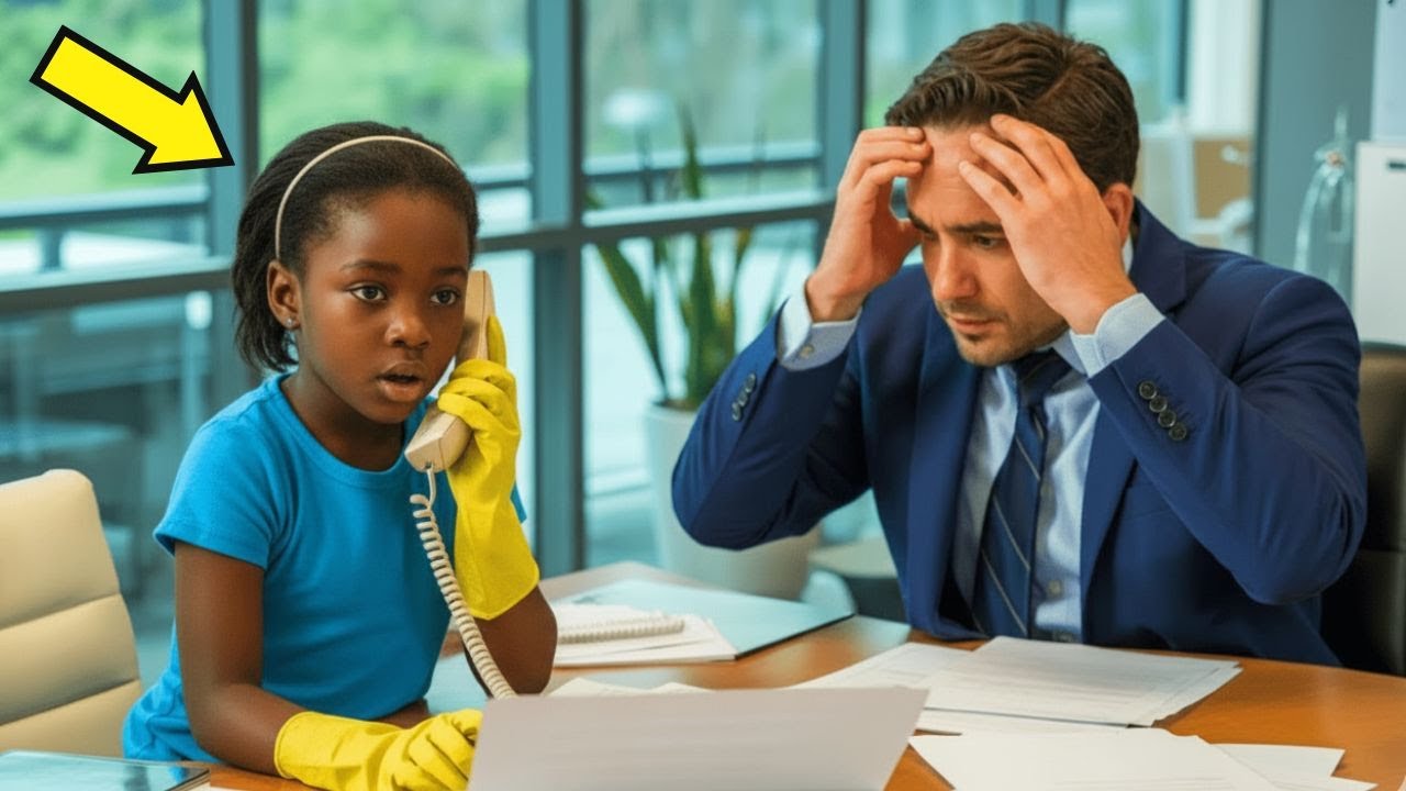 The janitor’s daughter accidentally answered a call and saved the director from a fraudulent contrac