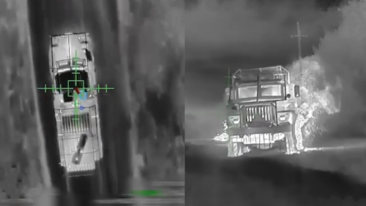 Lasar Group destroyed 2 Russian Grad  MLRSs.