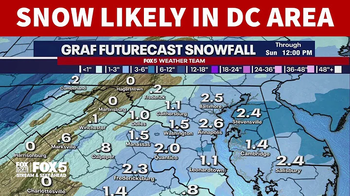 DC weather: Snow likely Saturday night into Sunday
