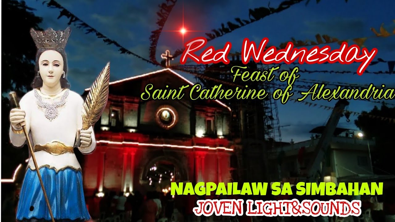 VLOG#19: ATTENDING RED WEDNESDAY| NOVENA MASS FOR SAINT CATHERINE OF ALEXANDRIA PORAC CHURCH