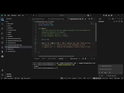 Logical Operators  C++  Lesson 8.4