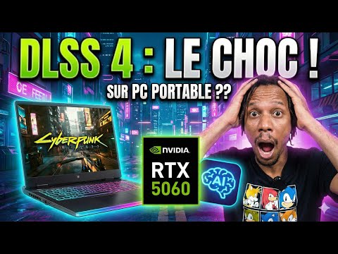 😶 Cyberpunk 2077 : J'explique le DLSS 4 sur un portable avec une RTX 5060 portable + Core 5 210H