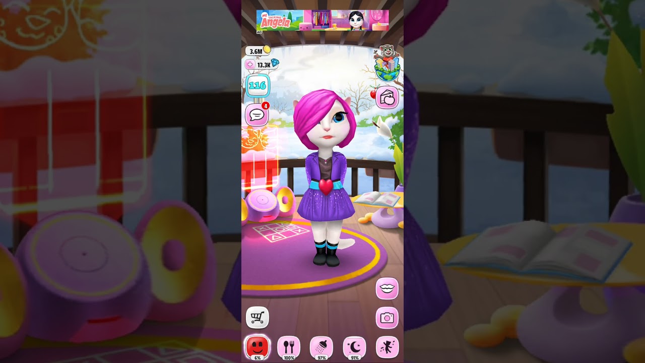Talking Angela 🥰🧿👀