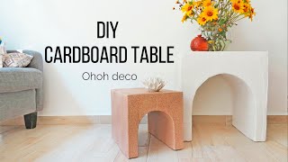 DIY Cardboard table