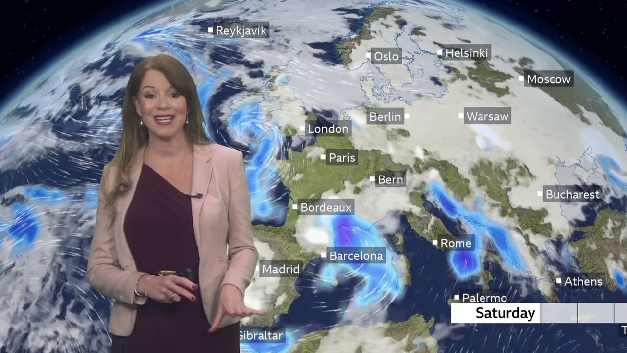 BBC Weather today in Europe - January 23rd 2026
