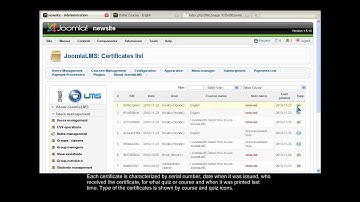 JoomlaLMS - Detailed Certificates Statistics
