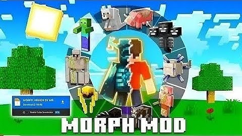 100% REAL MORPH MOD FOR MINECRAFT PE MORPH MOD 100% WORKING 💯