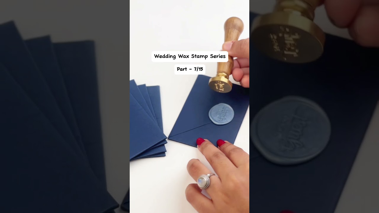 Wedding wax stamp ♥️ 